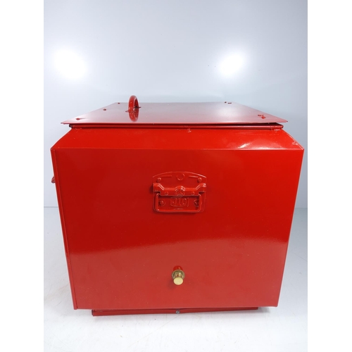 159 - Vintage style metal Coca Cola cooler, 45 x 37 x 37cms