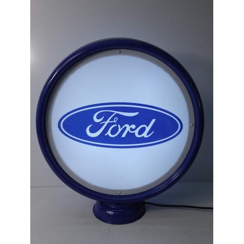 79 - Ford illuminated sign, 47cms tall, 43cms in diameter