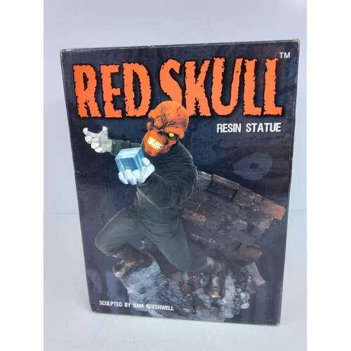 65D - Boxed Marvel Red Skull figure