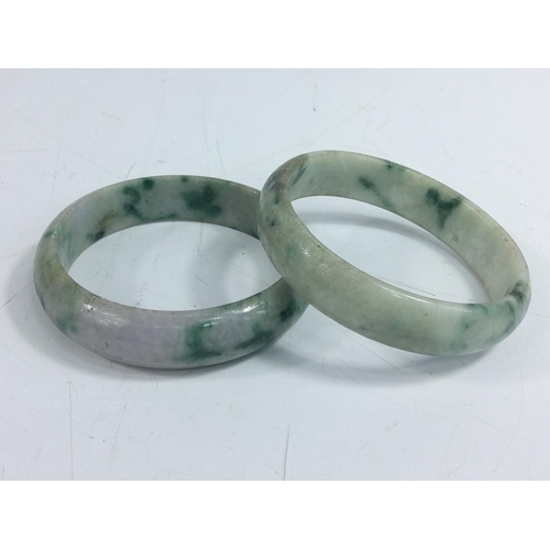 220 - 2 jade green bangles