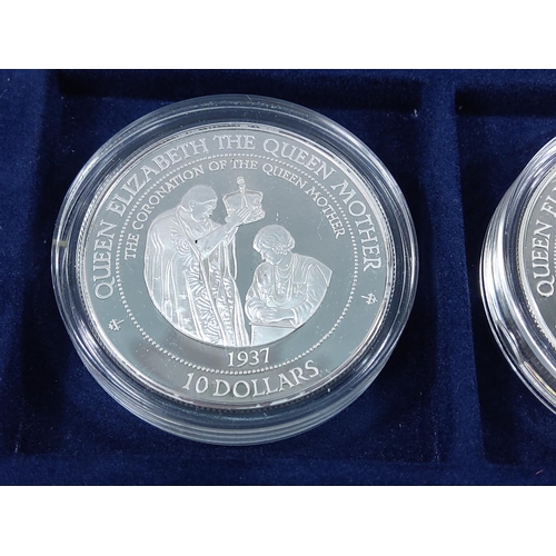 257 - Cased set of 35 commemorative silver proof coins plus one proof silver commemorative coin