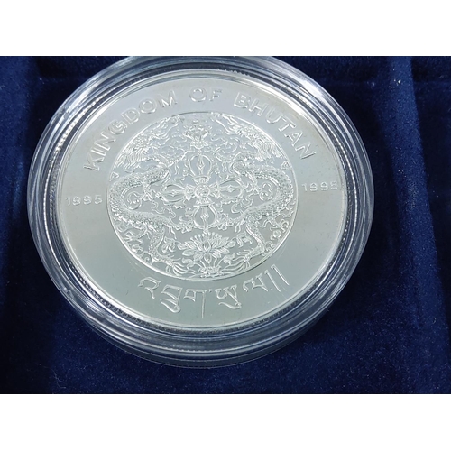 257 - Cased set of 35 commemorative silver proof coins plus one proof silver commemorative coin