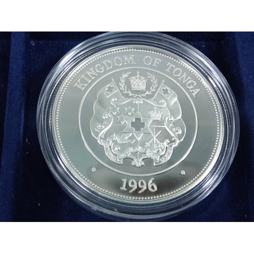 257 - Cased set of 35 commemorative silver proof coins plus one proof silver commemorative coin