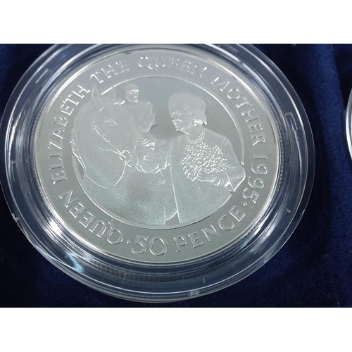 257 - Cased set of 35 commemorative silver proof coins plus one proof silver commemorative coin