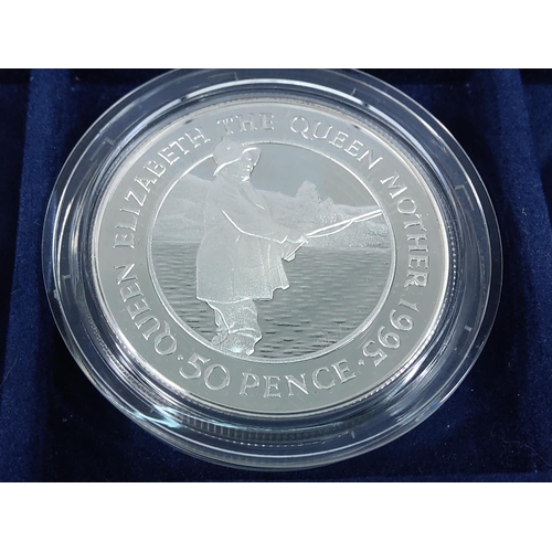 257 - Cased set of 35 commemorative silver proof coins plus one proof silver commemorative coin