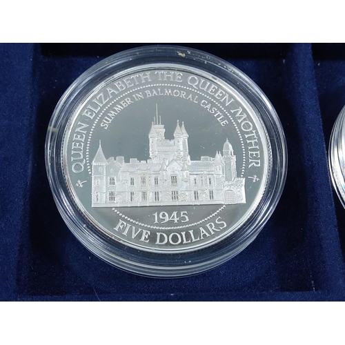 257 - Cased set of 35 commemorative silver proof coins plus one proof silver commemorative coin