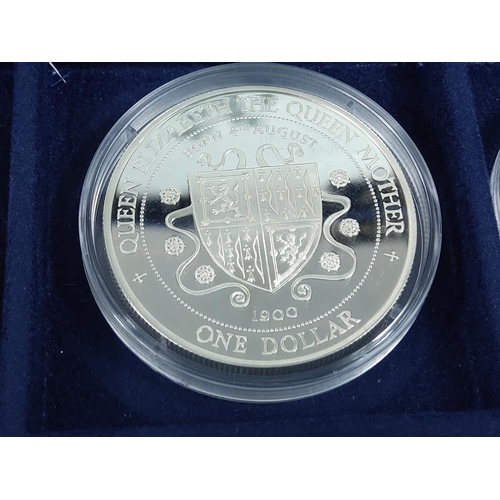 257 - Cased set of 35 commemorative silver proof coins plus one proof silver commemorative coin