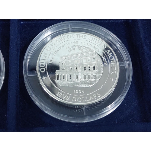 257 - Cased set of 35 commemorative silver proof coins plus one proof silver commemorative coin