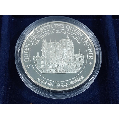 257 - Cased set of 35 commemorative silver proof coins plus one proof silver commemorative coin