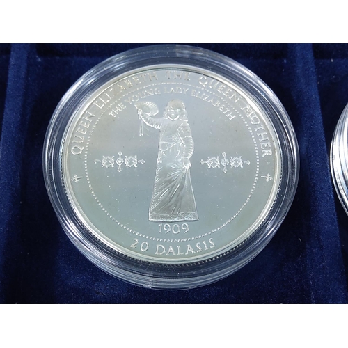 257 - Cased set of 35 commemorative silver proof coins plus one proof silver commemorative coin