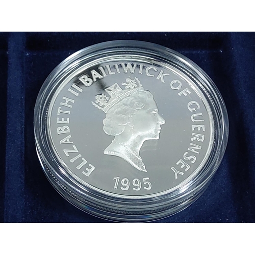 257 - Cased set of 35 commemorative silver proof coins plus one proof silver commemorative coin