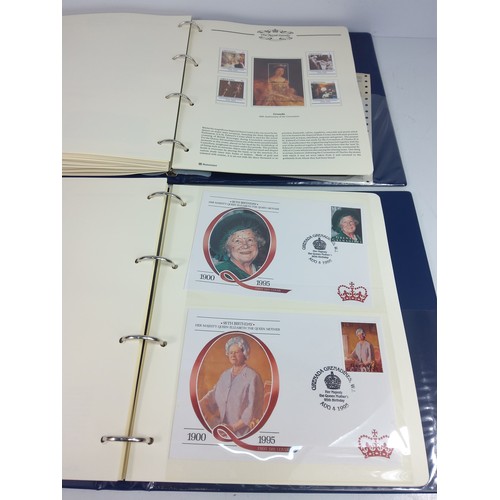 30 - 2 albums of stamps and coin covers