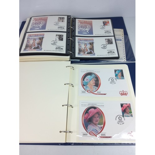 30 - 2 albums of stamps and coin covers