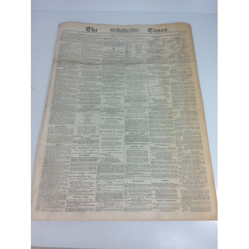 179 - The Times newspaper dated 20th Dec 1912 with censored section on page 13 (Sporting Intelligence), 3 ... 