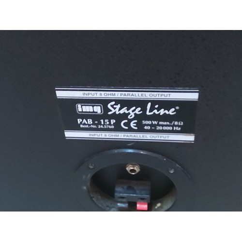 58 - Pair of Img stage line speakers