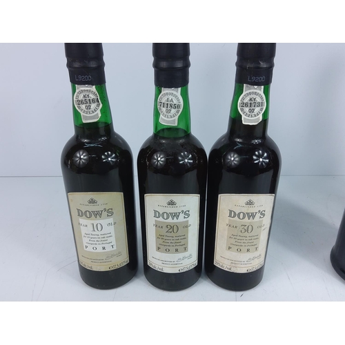 98 - 5 bottles of port by Warres, Taylors, Dow's