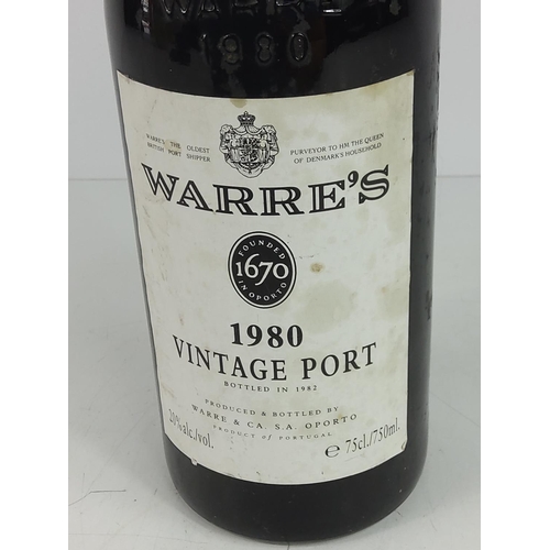 98 - 5 bottles of port by Warres, Taylors, Dow's