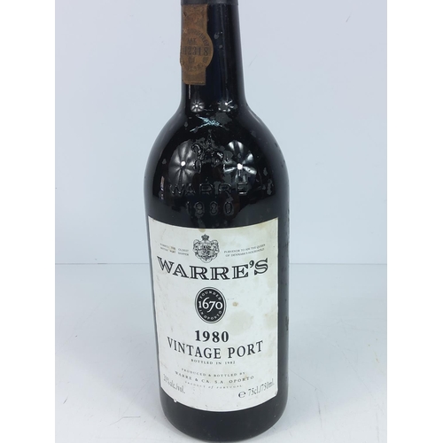 98 - 5 bottles of port by Warres, Taylors, Dow's