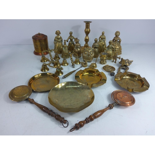 11 - Qty of brass ware