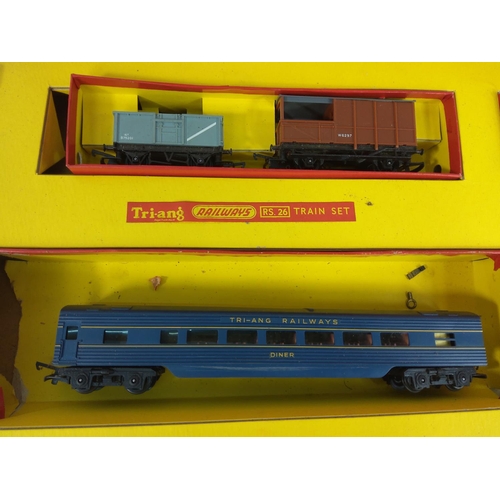 8 - Boxed Tri-ang train set and rolling stock