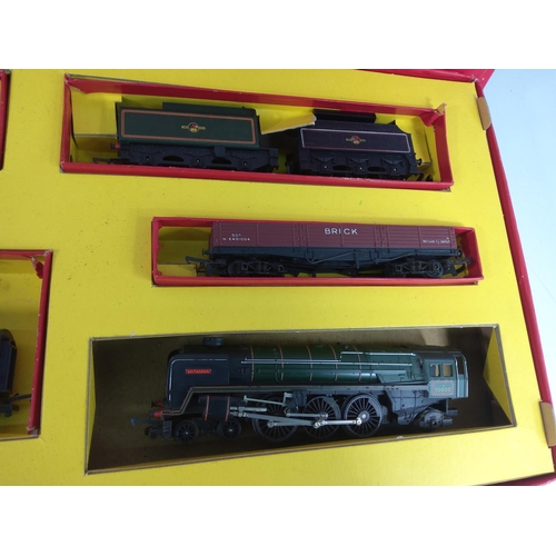 8 - Boxed Tri-ang train set and rolling stock