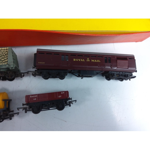 8 - Boxed Tri-ang train set and rolling stock