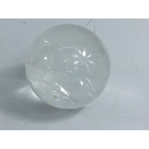 265 - Crystal ball, 6cms in diameter