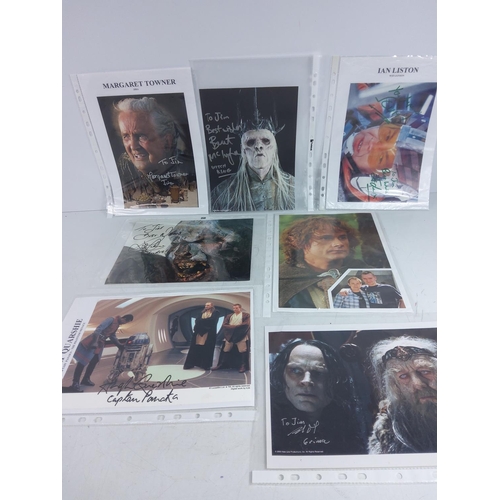 273 - Selection of various signed photographs, mainly Star Wars