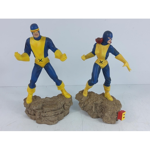 70 - 2 boxed Marvel figures, Cyclops and Marvel girl