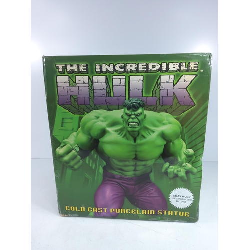 81 - Large boxed Hulk figure