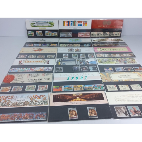 91 - Royal Mail binders, First Day Covers and stamp sets