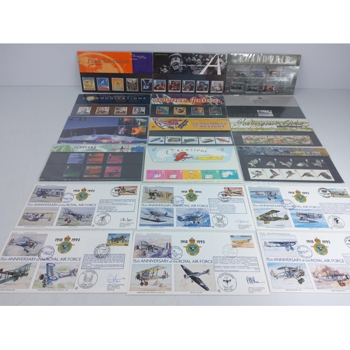 92 - Loose stamps, stamps sets and Millennium stamps