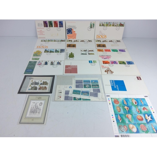 92 - Loose stamps, stamps sets and Millennium stamps