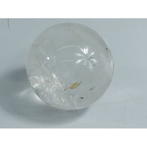 268 - Crystal ball, 6cms in diameter