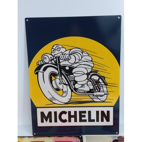 146 - 3 various tin advertising signs, 40 x 30cms