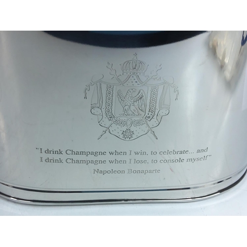 149 - 6 bottles Champagne bath with quotes from Napoleon and Lily Bolinger