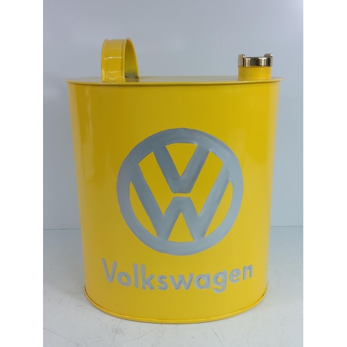 152 - Yellow VW oil can