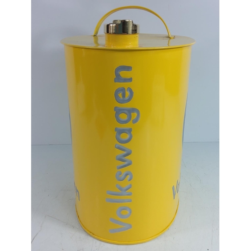 152 - Yellow VW oil can