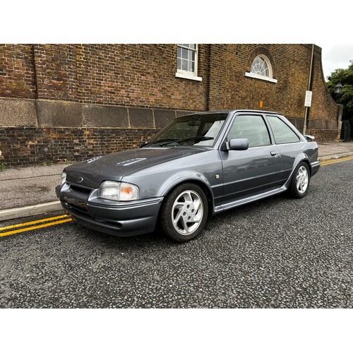 6 - 1990 Ford Escort RS Turbo in grey
Registration H460BKK.
This is a 1990 spec restored to original con... 