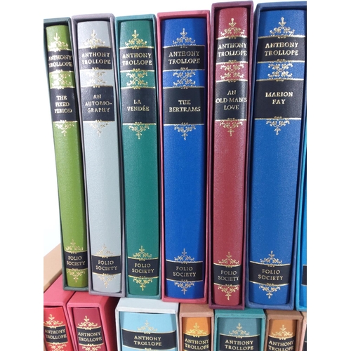 1 - Selection of 25 Anthony Trollope Folio Society books