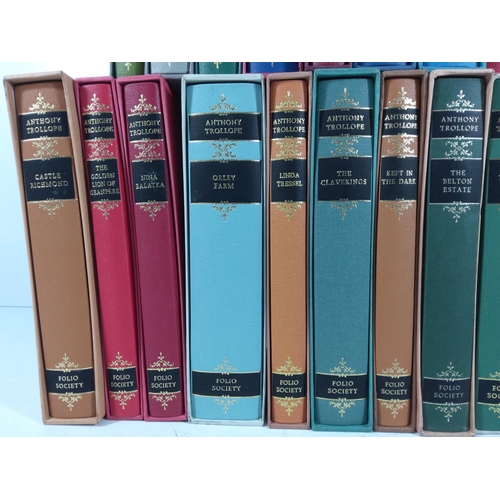 1 - Selection of 25 Anthony Trollope Folio Society books