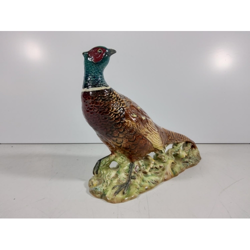 156 - Large Beswick ceramic pheasant
(19.5cm tall, 14cm long)