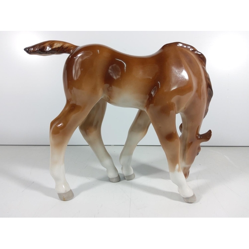 160 - Ussr Horse & Beswick Horse
(Larger horse: 20cm tall, 23cm long)