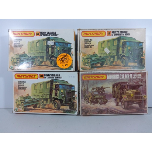 21 - 4 Matchbox model kits