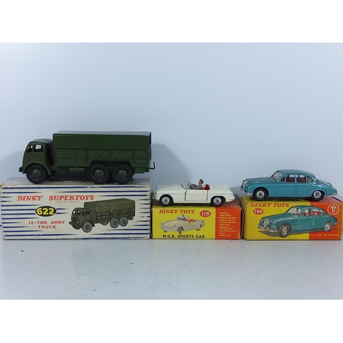 35 - 3 Boxed Dinky toys 146, 113, 622