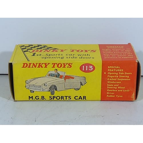 35 - 3 Boxed Dinky toys 146, 113, 622