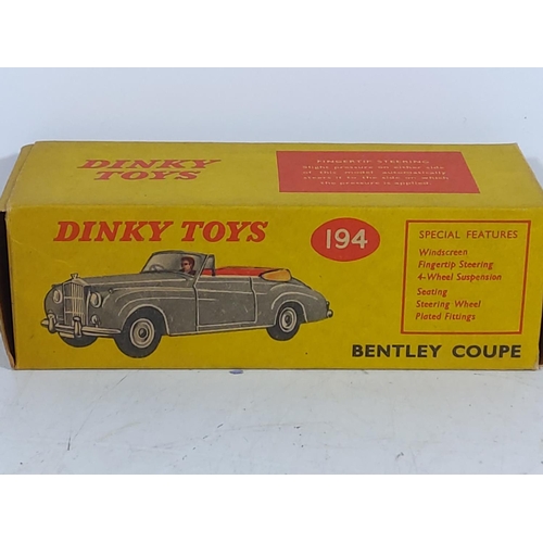 36 - 3 Boxed Dinky toys 194,185,112