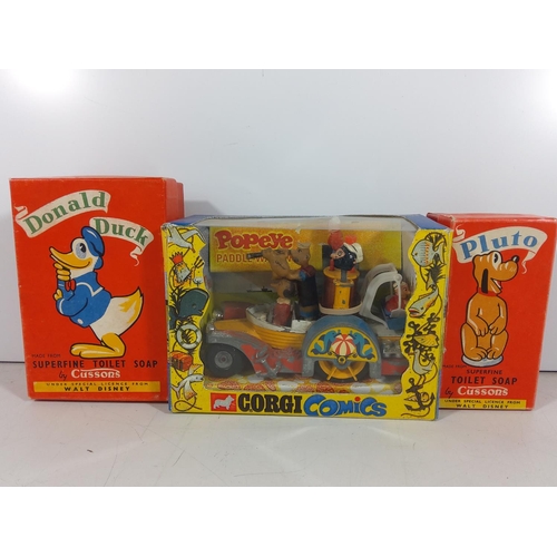 61 - Disney vintage soap and figure