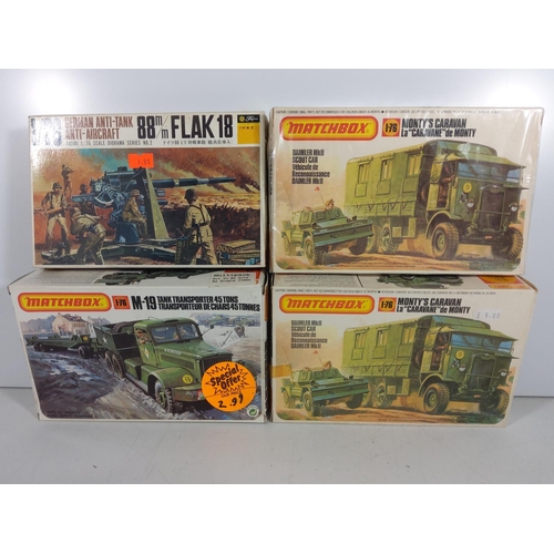 68 - 4 Matchbox model kits