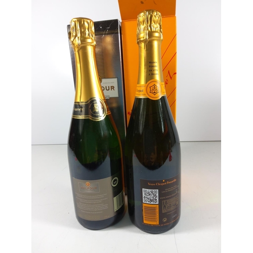 77 - Bottle of Balfour Skye Blanc De Blancs 2014 & Bottle of Veuve Clicquot Brut Champagne